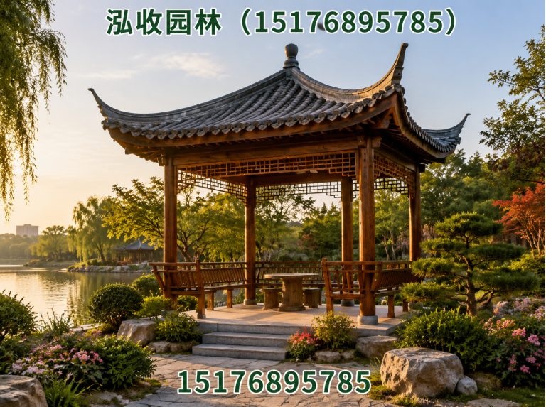 太原京津冀防腐木工程展示图