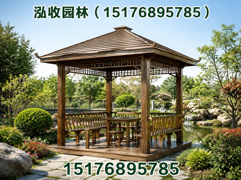 太原防腐木凉亭展示图